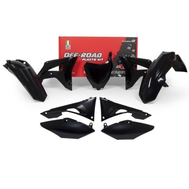 Plastikkit CRF 450 17-20 250 18-  Schwarz 6tlg. Honda Plastik-Kits ZAP-Technix-Shop