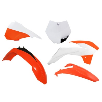 Plastikkit KTM SX 85 13-17  Orange/Weiß 2015 OEM 5 tlg. KTM Plastik-Kits ZAP-Technix-Shop