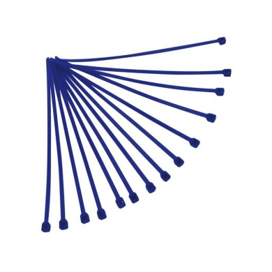 Kabelbinder 3,6 x 180 mm blau 100 Stück Kabelbinder ZAP-Technix-Shop