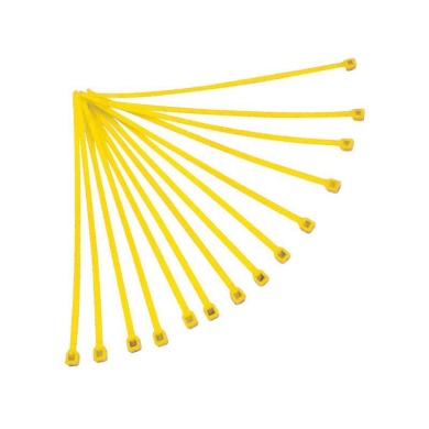 Kabelbinder 3,6 x 180 mm gelb 100 Stück Kabelbinder ZAP-Technix-Shop