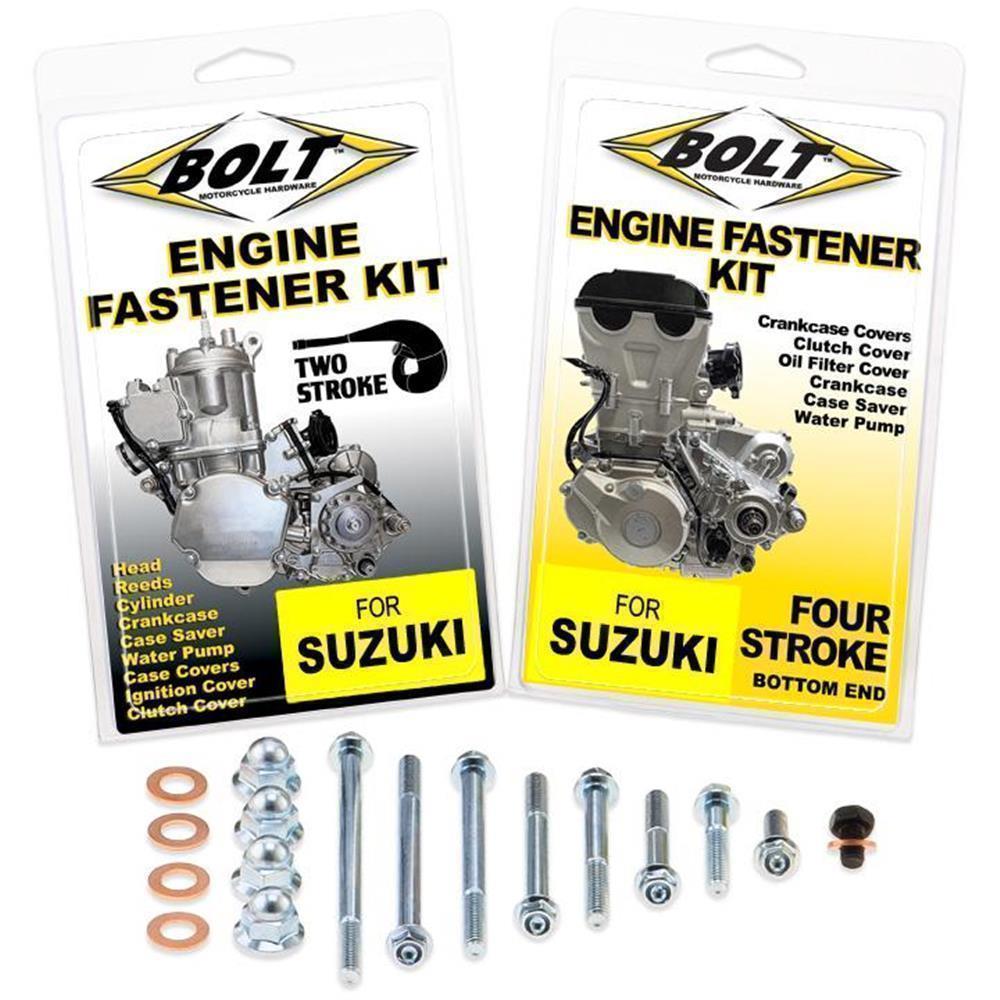 BOLT Motor Schrauben Kit Suzuki RM 250 96-00 Schraubenkits für Motor ZAP-Technix-Shop