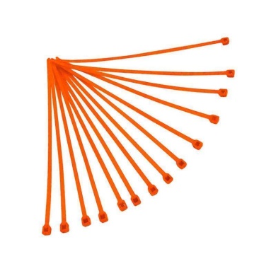 Kabelbinder 3,6 x 180 mm orange 100 Stück Kabelbinder ZAP-Technix-Shop