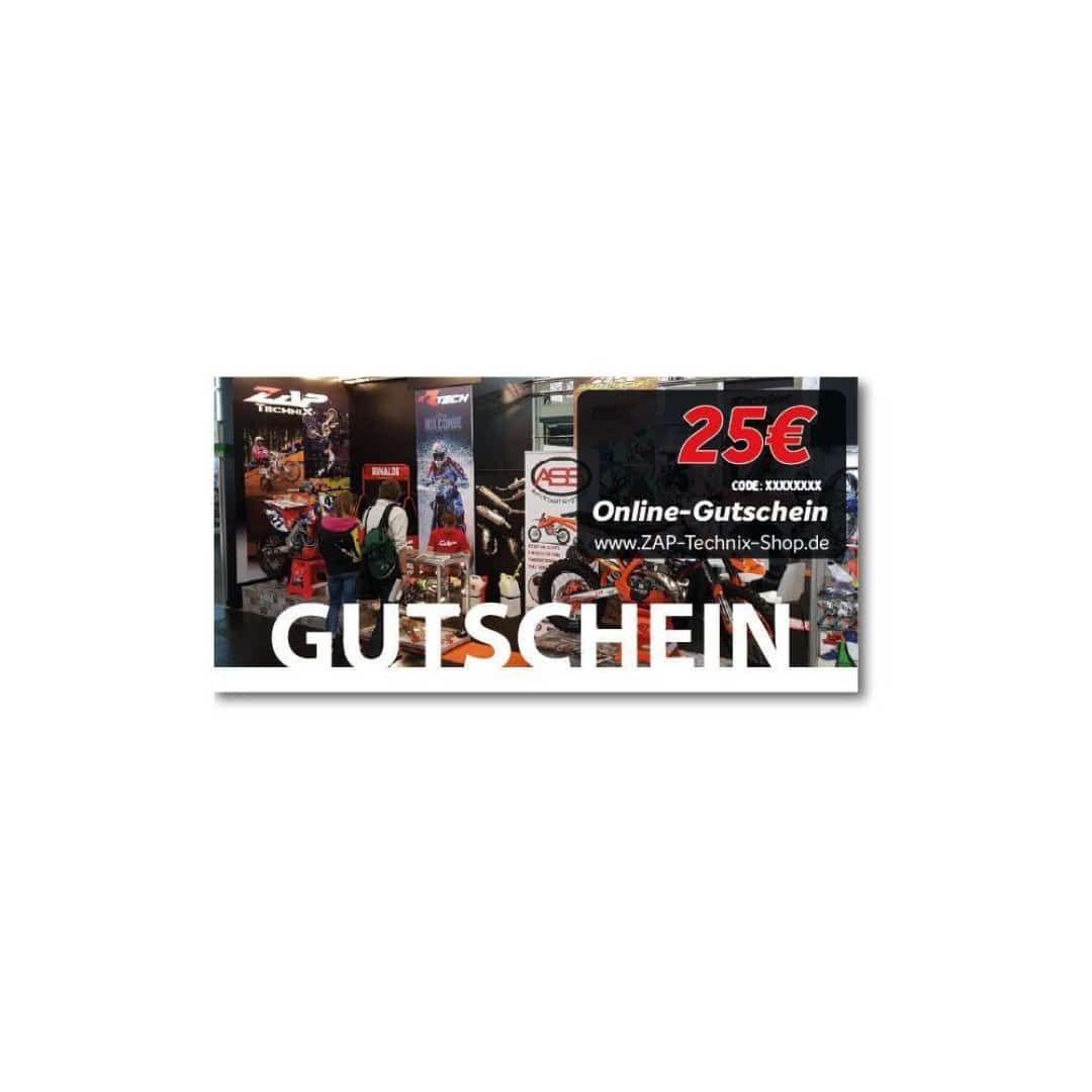 Geschenkgutschein 25 Euro Geschenk-Gutscheine ZAP-Technix-Shop