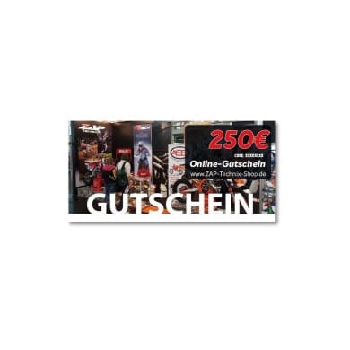Geschenkgutschein 250 Euro Geschenk-Gutscheine ZAP-Technix-Shop