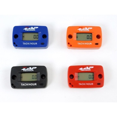 Drehzahlmesser und Stundenzähler, rot Betriebsstundenzähler ZAP-Technix-Shop