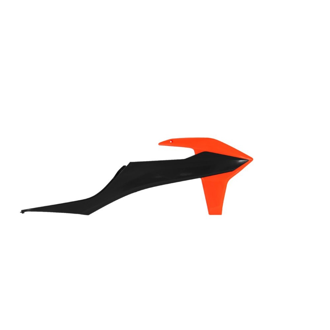 Kühlerspoiler KTM SX/SXF 2019- EXC 2020- Schwarz Orange KTM Kühlerspoiler ZAP-Technix-Shop