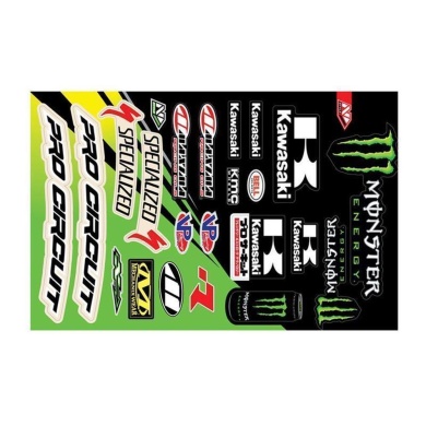 Kawasaki universal Stickerkit Sticker ZAP-Technix-Shop