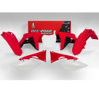 Plastikkit CRF 450 17-20 250 18-  Rot/Weiß  OEM 6tlg. Honda Plastik-Kits ZAP-Technix-Shop