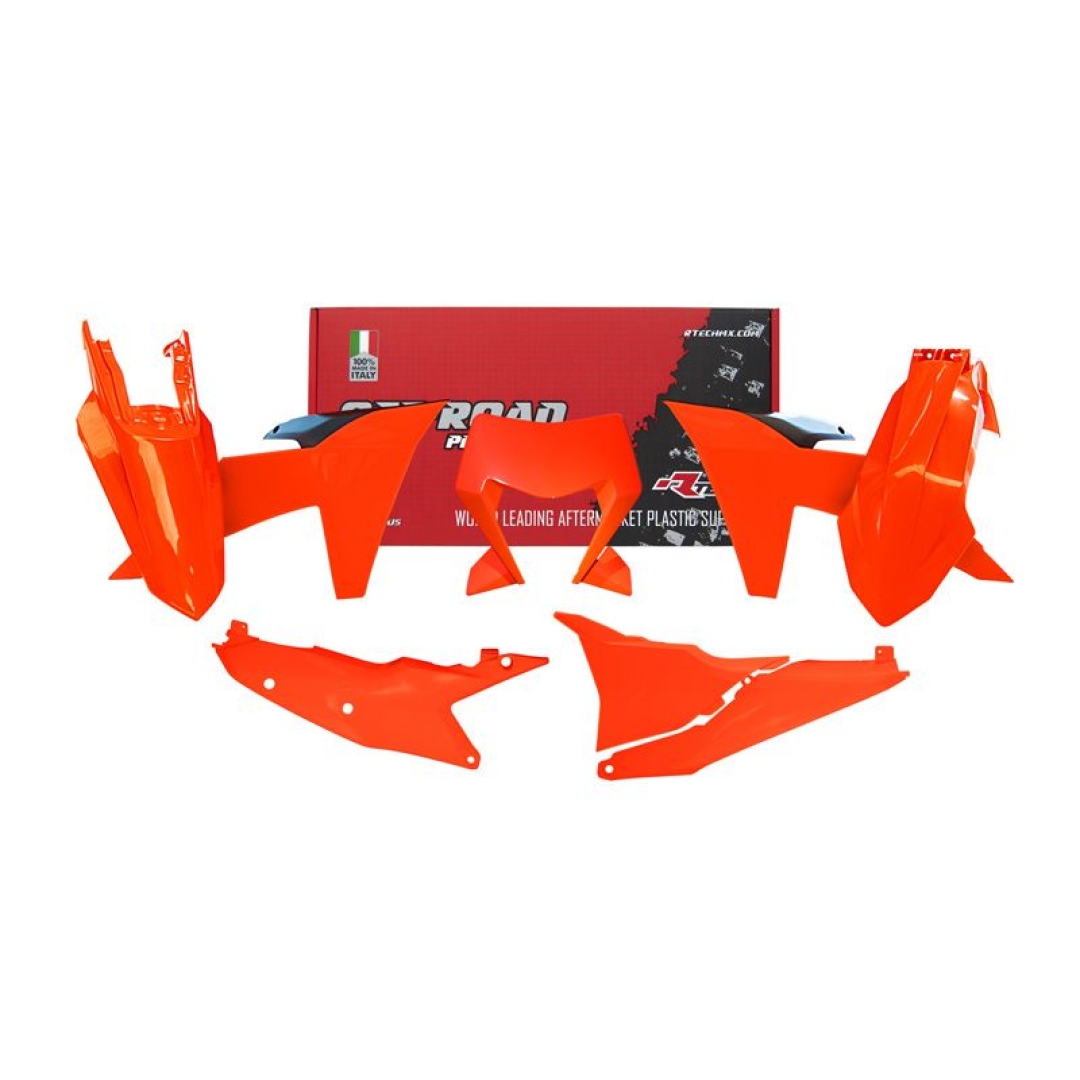 Rtech Plastikkit für KTM EXC 24- Neon Orange 6-teilig Zulauf ZAP-Technix-Shop
