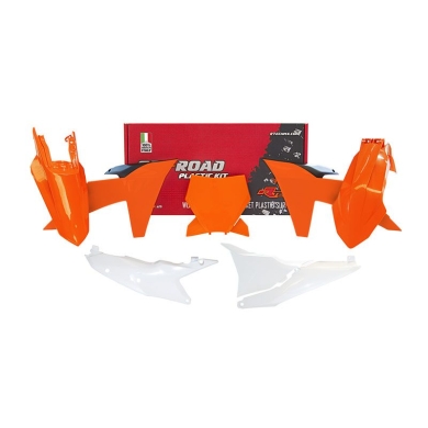 Plastikkit für KTM SX/SX-F 23- Orange/Weiß 6tlg Zulauf ZAP-Technix-Shop