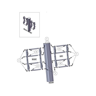 ZAP Radiator Guard SHERCO SE 250/300 2T 12-16 Sonstige Kühlerverstärkungen ZAP-Technix-Shop
