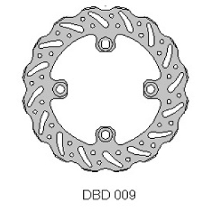 Bremsscheibe hinten SequenZe Kawasaki KX(F) 03-18 21- 240mm Kawasaki Bremsscheiben ZAP-Technix-Shop