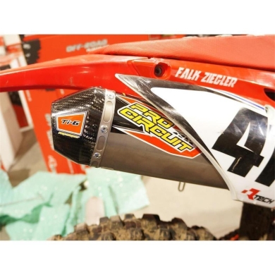 Pro Circuit Ti-6 Dual System Honda CRF 250 18- Ti/Ti/CR Honda 4T Komplett Anlage ZAP-Technix-Shop