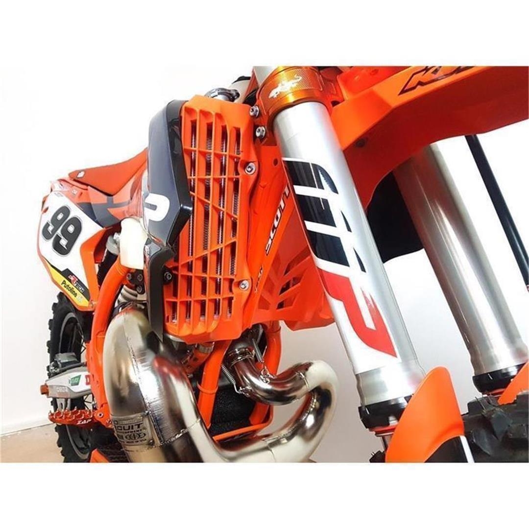 Rtech Oversize Kühlerschutzlamellen SX(F) 16-18  EXC(F) 17-19  Neon Gelb KTM / Husqv. Kühlerverstärkung ZAP-Technix-Shop