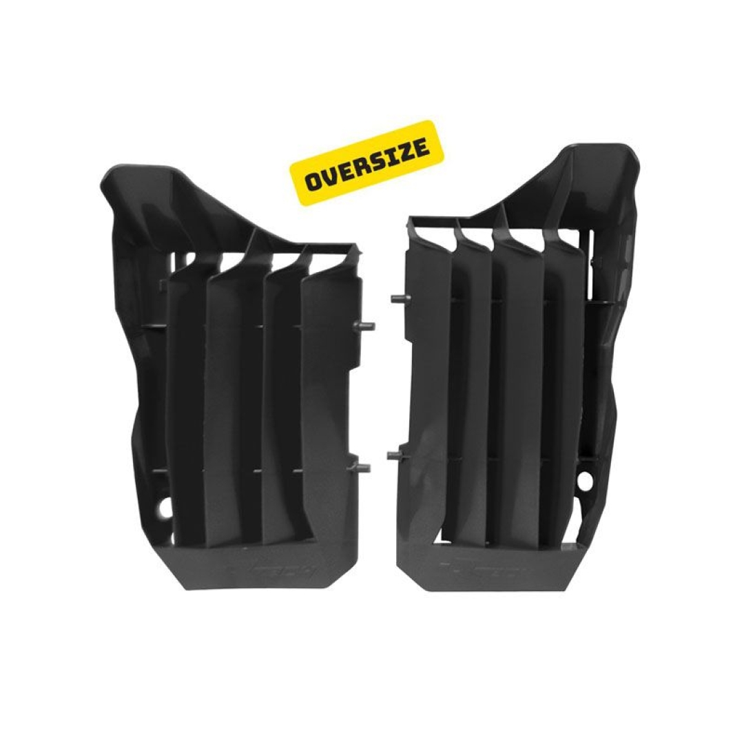 Rtech Oversize Kühlerschutzlamellen Crf 250 18-21 Schwarz Kühlerschutz Lamellen ZAP-Technix-Shop