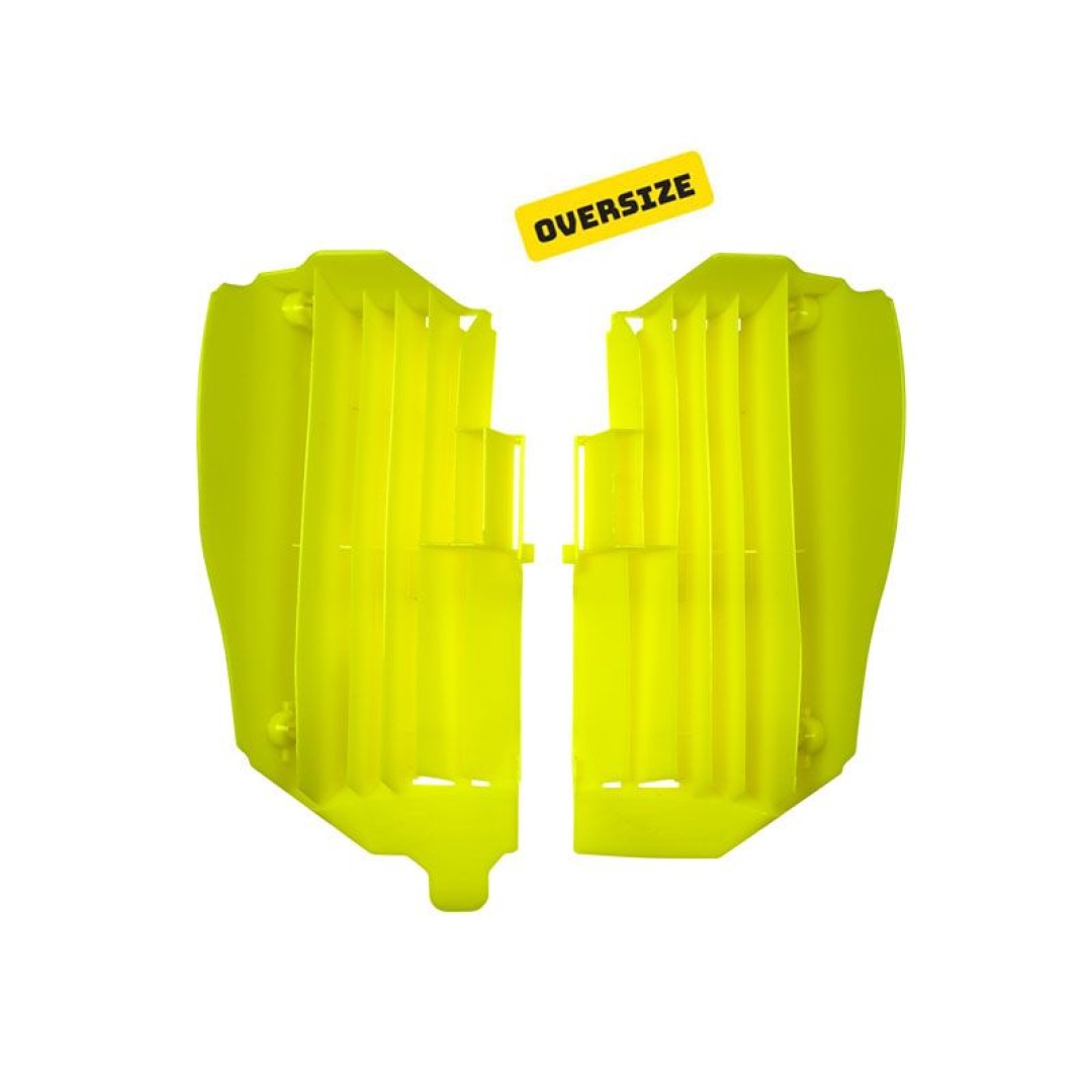 Rtech Oversize Kühlerschutzlamellen Yamaha YZ 450F 18-22, 250F 19- Neon Gelb Kühlerschutz Lamellen ZAP-Technix-Shop