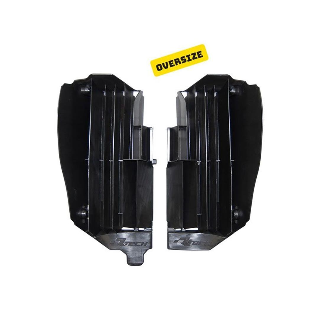 Rtech Oversize Kühlerschutzlamellen YZF250 19- / YZ 450F 18- Schwarz Kühlerschutz Lamellen ZAP-Technix-Shop
