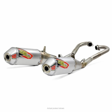 Pro Circuit T-6  Stainless Steel Dual System Honda CRF 250 2018-19 SS/AL Honda 4T Komplett Anlage ZAP-Technix-Shop