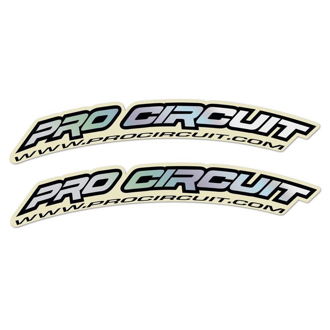 Pro Circuit Pitbike Kotflügel Sticker Hologramm Auspuff Zubehör ZAP-Technix-Shop