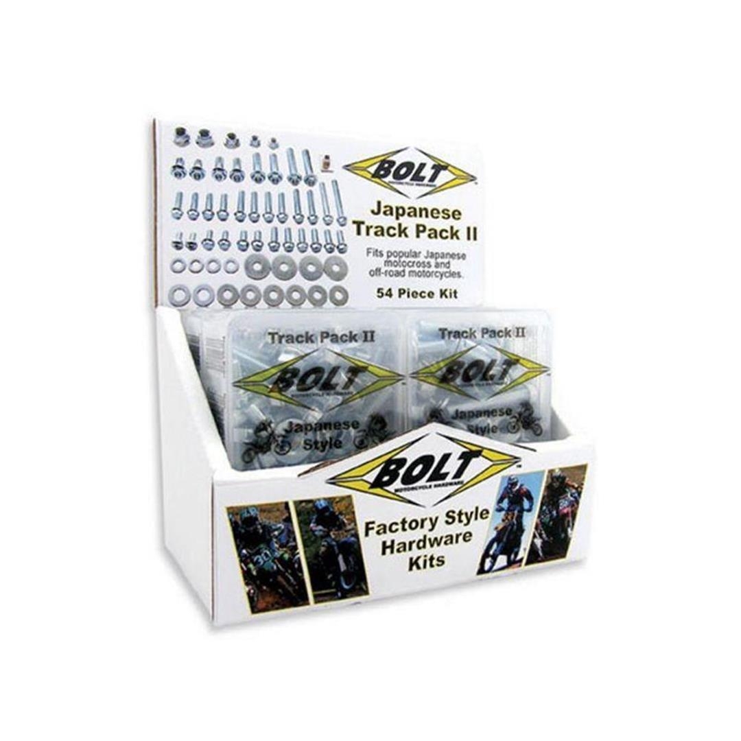 BOLT Track Pack KXF Schraubenkit 6-tlg m. Display Schraubenkits Track-Pack ZAP-Technix-Shop