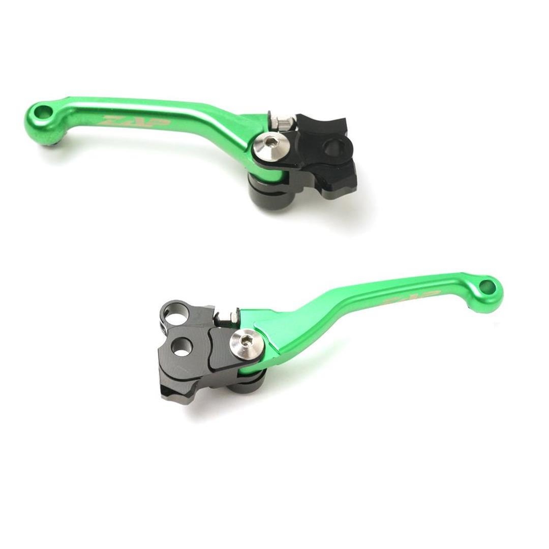 Competition Klapphebelsatz KX 450 19-23, 250 21-24 Grün Flexhebel-Sets ZAP-Technix-Shop