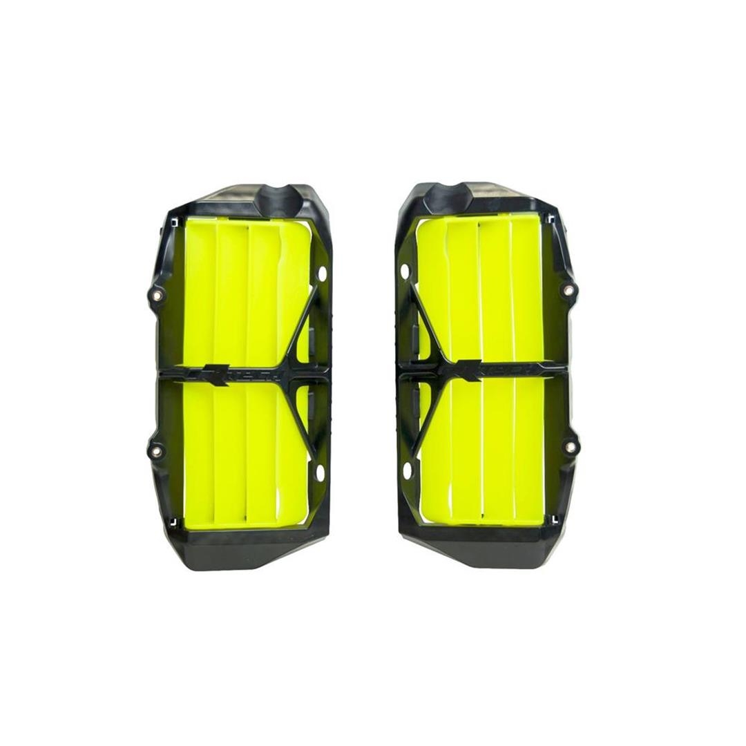 Rtech Oversize Kühlerschutzlamellen SX(F) 19-  EXC(F) 20-  Neon Gelb Kühlerschutz Lamellen ZAP-Technix-Shop