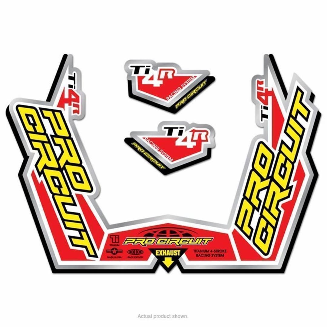 Pro Circuit Auspuffsticker Ti-4R Sticker ZAP-Technix-Shop