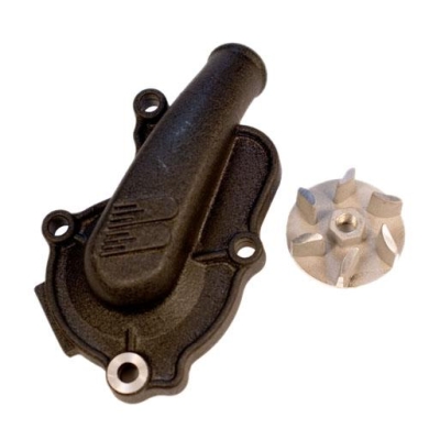Boyesen SUPERCOOLER Wasserpumpendeckel und Impellerkits Yamaha YZ 250 99-20 Schwarz Boyesen SUPERCOOLER ZAP-Technix-Shop