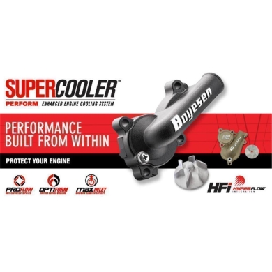 Boyesen SUPERCOOLER Wasserpumpendeckel und Impellerkits KTM 125/150 SX 16-, Husqvarna TC 16-  Schwarz Boyesen SUPERCOOLER ZAP-Technix-Shop