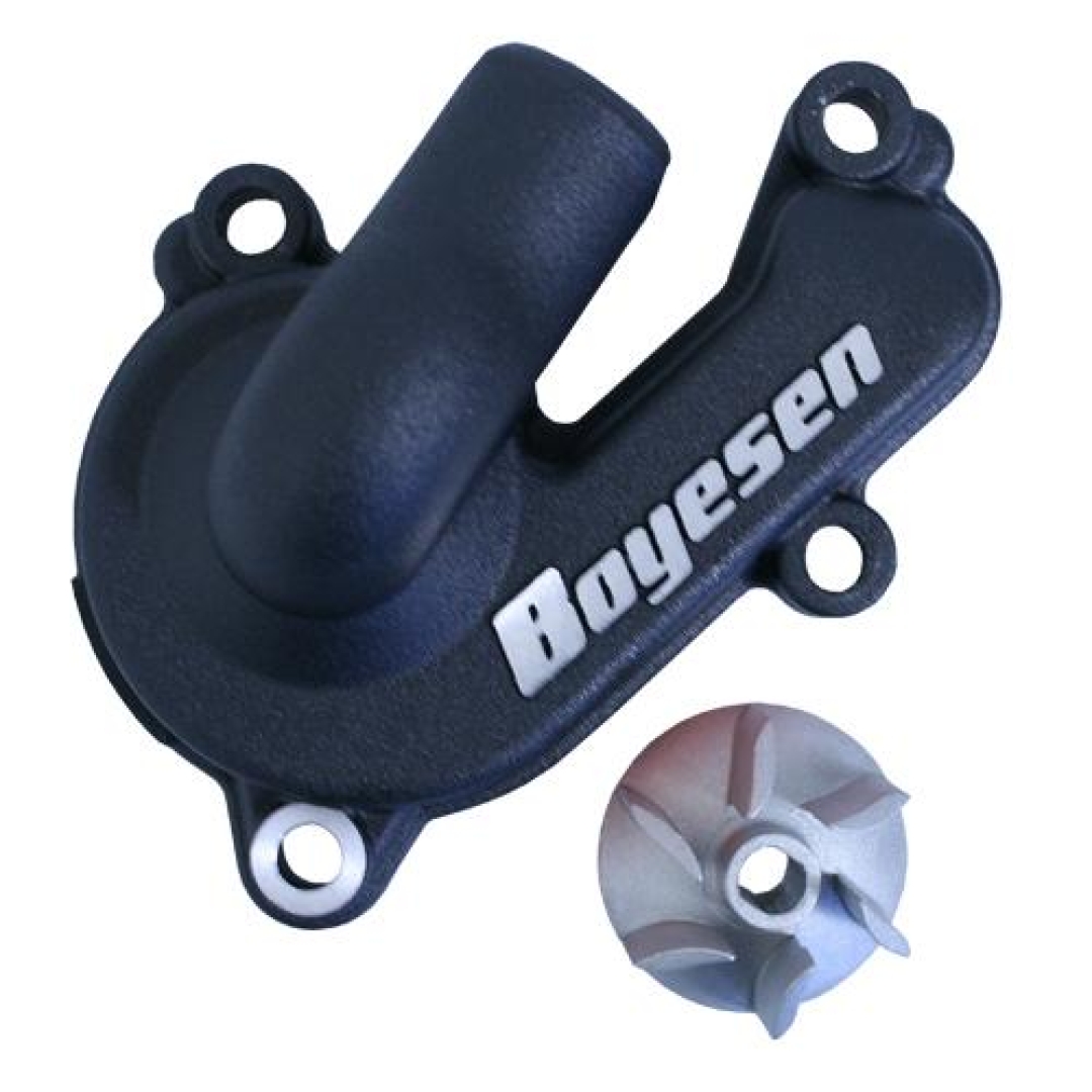 Boyesen SUPERCOOLER Wasserpumpendeckel und Impellerkits KTM 250 350 SX-F 16-, EXC 17-, Husqvarna FC 16-, FE 17- Schwarz Boyesen SUPERCOOLER ZAP-Technix-Shop