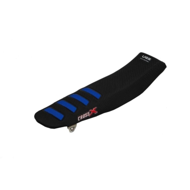 CrossX Sitzbezug UGS-WAVE Yamaha YZF 450 18-22 250 19-23, WR 450 19- Schwarz Blau Yamaha Bezüge ZAP-Technix-Shop