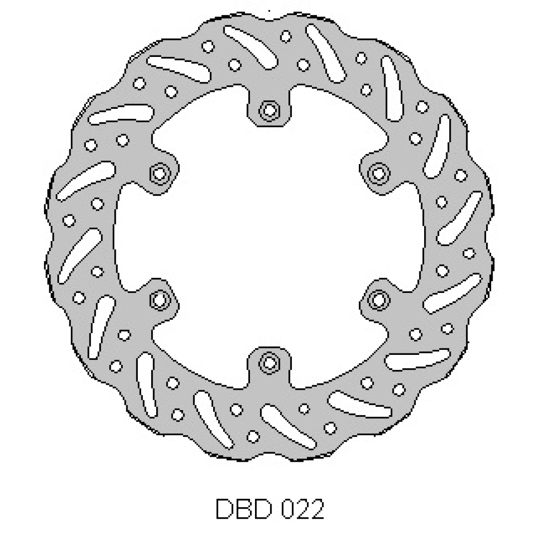Terra line Bremsscheibe hinten Suzuki RM 125/250 99-05 240mm Sonstige Bremsscheiben ZAP-Technix-Shop