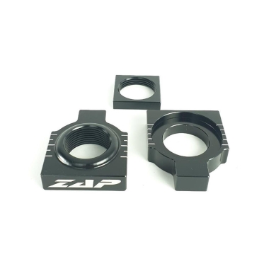 ZAP Achsenblöcke für KTM SX/F 2013-, Husqvarna FC TC 2014- 25mm Schwarz Achsblöcke ZAP-Technix-Shop