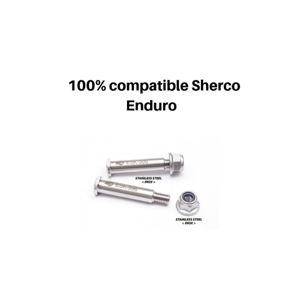 S3 Fußrastenbolzen Kit Verschraubt Sherco Länge ca 47mm Fußrasten-Ersatzteile ZAP-Technix-Shop