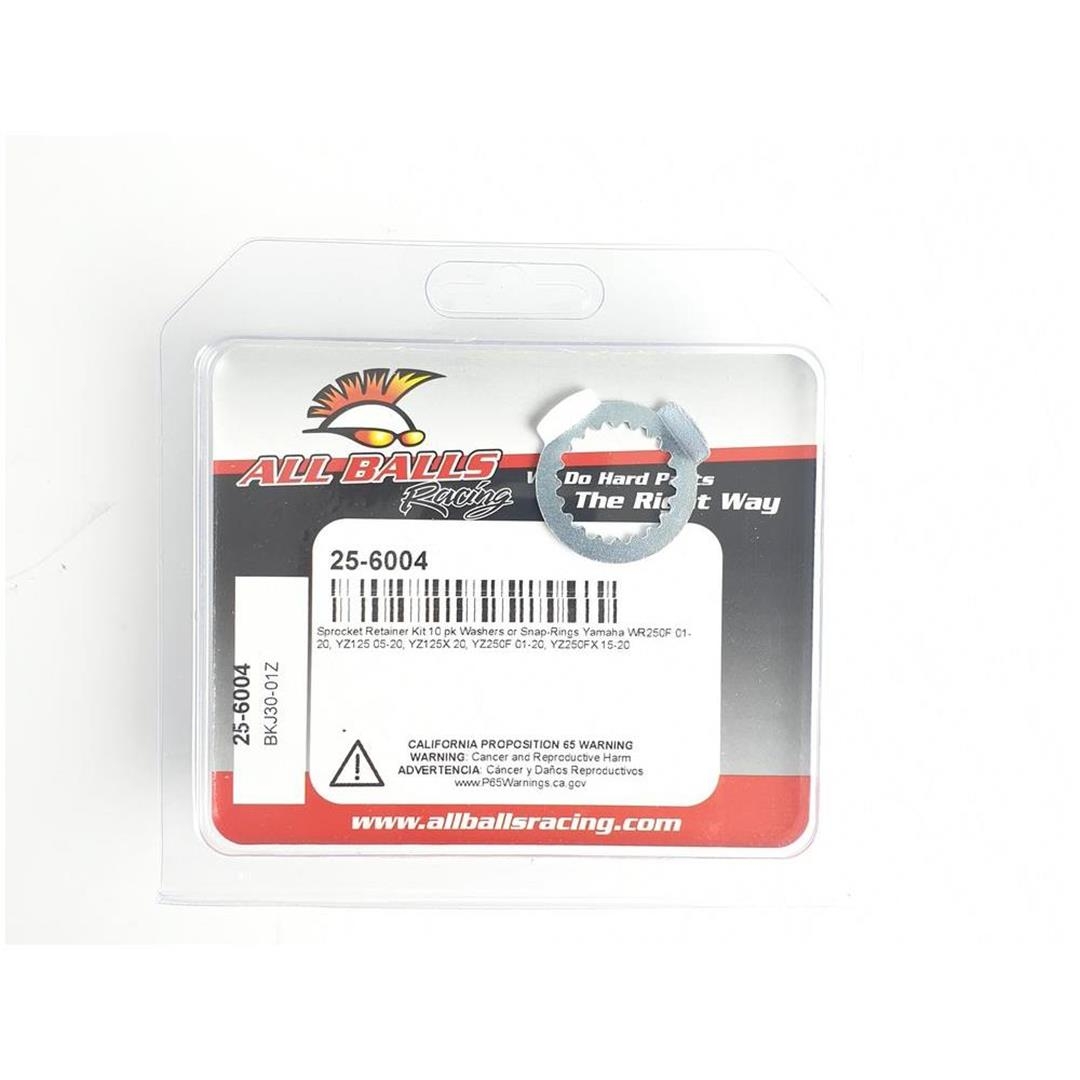 All Balls Motorritzel Sicherungsblech 10 Pack Yamaha WR250F 01-, YZ125 05-, YZ250F 01-, Sicherungsbleche ZAP-Technix-Shop