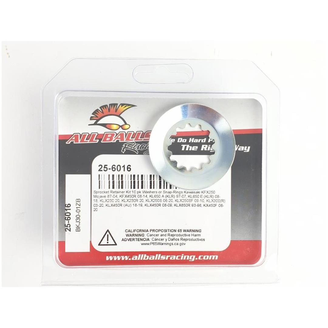 All Balls Motorritzel Sicherungsblech 10 Pack Kawasaki KX 450F 2006- Sicherungsbleche ZAP-Technix-Shop