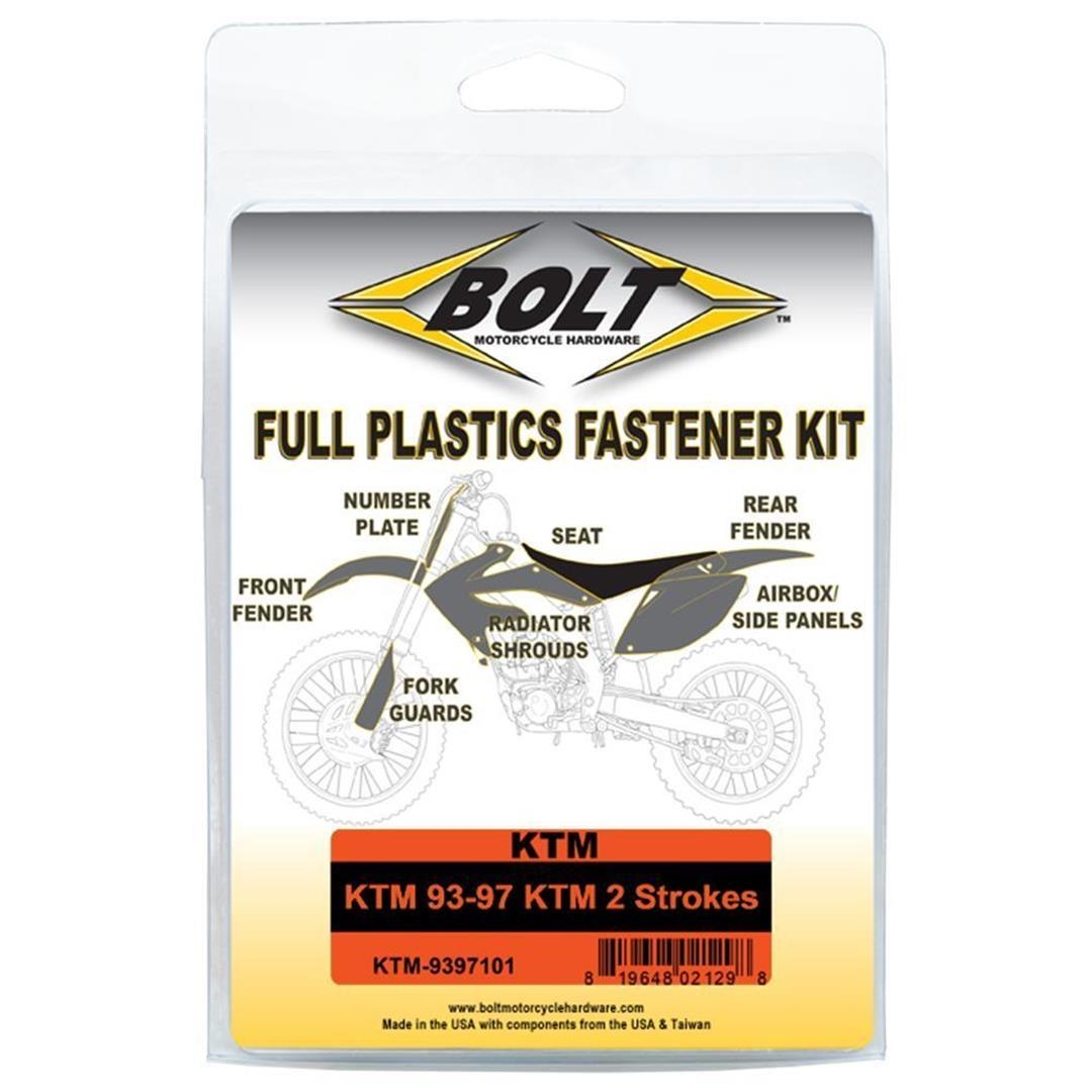 BOLT Schraubenkit Plastikteile für KTM 93-97 KTM 2 Strokes Schraubenkits für Plastikteile ZAP-Technix-Shop