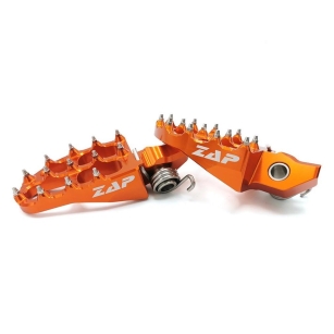 ZAP E-Peg Fußrasten für Yamaha, GasGas, KTM/HSQ -16, Fantic Schwarz Gas Gas Fußrasten ZAP-Technix-Shop