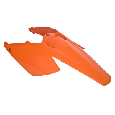 Kotflügel hinten m.Seitent. EXC 04-07,SX 04-06 orange RTech KTM Kotflügel hinten ZAP-Technix-Shop