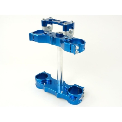 GECO 2D Gabelbrücke BHSQ TC/FC 125-450 22mm Versatz, blau, inkl. Anbaukit Zulauf ZAP-Technix-Shop