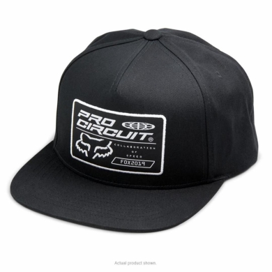 FOX PRO CIRCUIT FOX SNAPBACK CAP BLK Zulauf ZAP-Technix-Shop