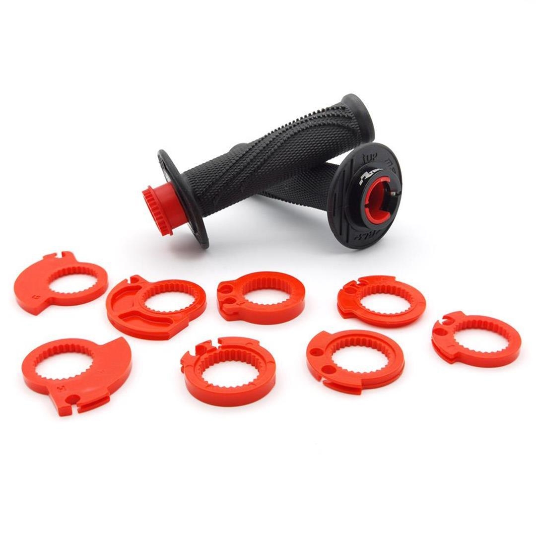 Rtech R20 Lock on Griffe Schwarz 2 Takt Gasgriffe ZAP-Technix-Shop