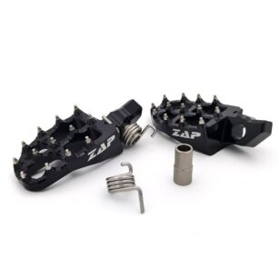 ZAP E-Peg Fußrasten für Yamaha, GasGas, KTM/HSQ -16, Fantic Schwarz Gas Gas Fußrasten ZAP-Technix-Shop