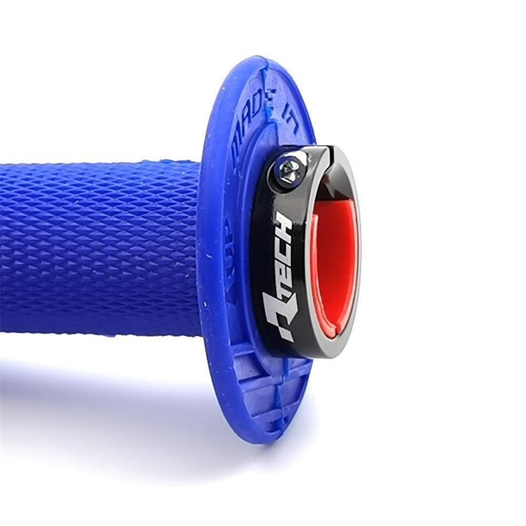 Rtech R20 Lock on Griffe Blau 2 Takt Gasgriffe ZAP-Technix-Shop