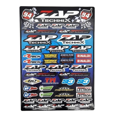 ZAP TechniX Stickerkit 42 x 30 cm Sticker ZAP-Technix-Shop
