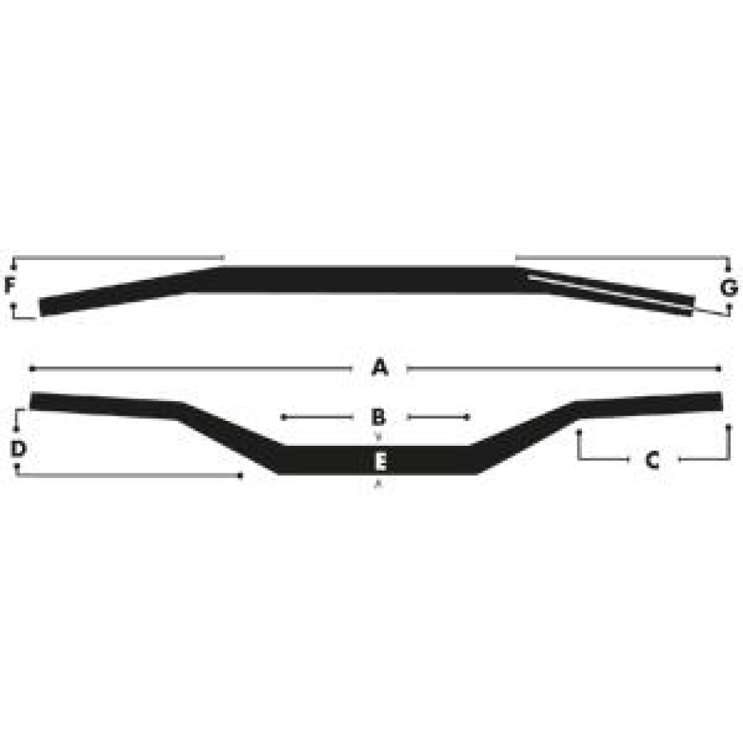 ZAP Mini-Lenker 22mm Schwarz ZAP Lenker 22mm ZAP-Technix-Shop