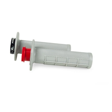 Rtech R20 Lock on Griffe Half Waffle Beta Grau Schraub Griffe ZAP-Technix-Shop