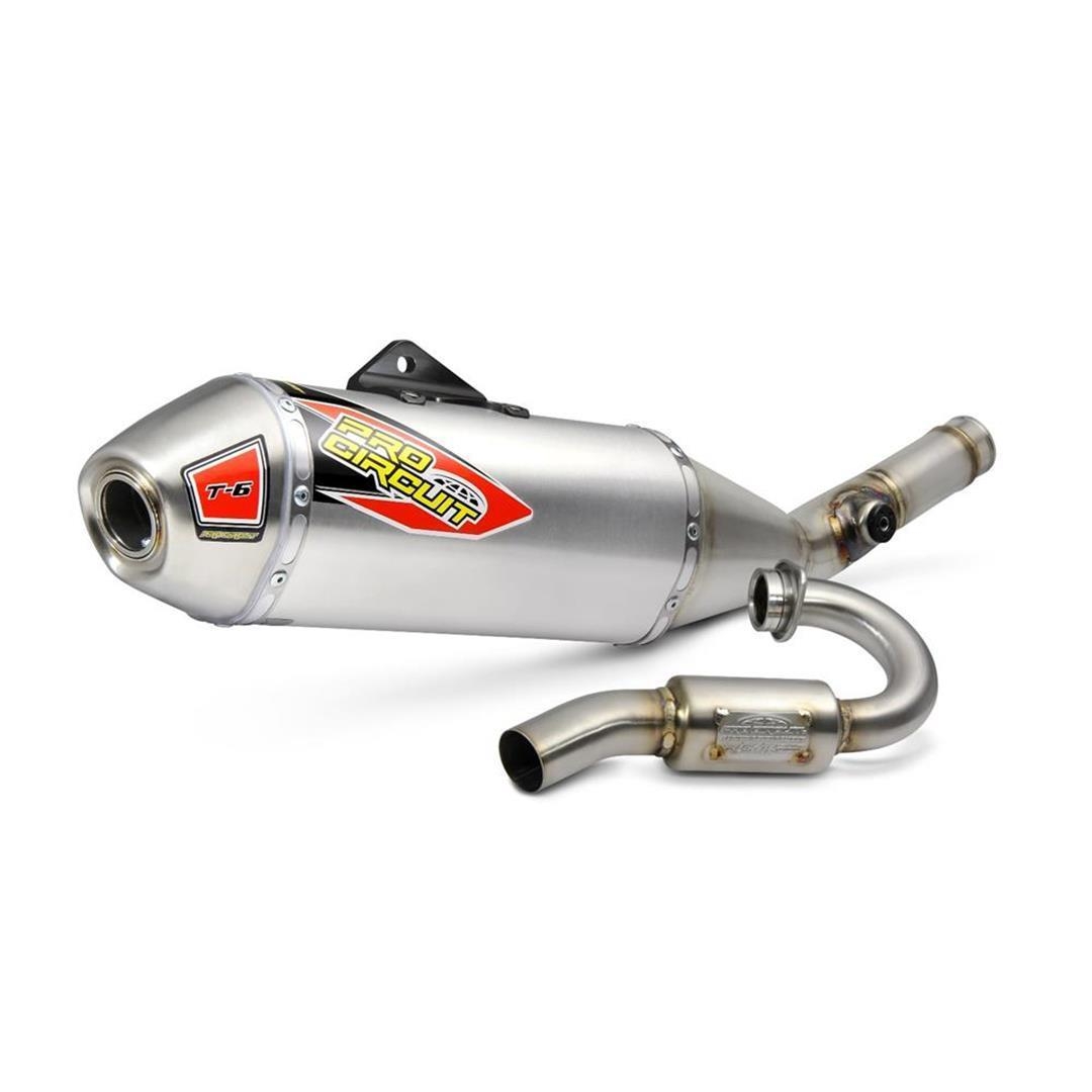 Pro Circuit T-6  Stainless Steel System Kawasak KX 250 21- SS/AL Kawasaki 4T Komplett Anlage ZAP-Technix-Shop