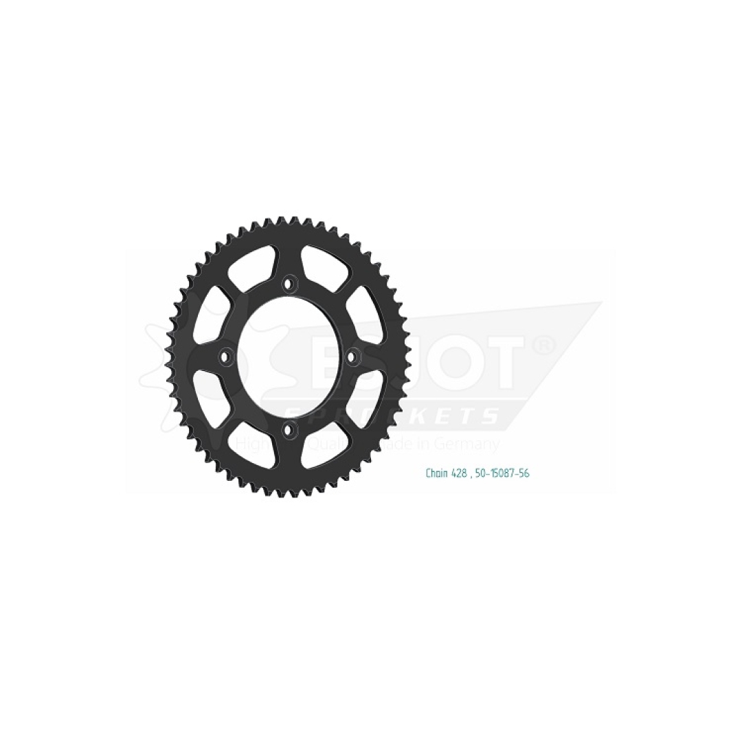 Esjot Kettenrad Stahl Beta 125 LC 56 Zähne Beta Kettenräder ZAP-Technix-Shop