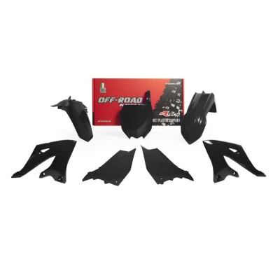 Plastikkit Yamaha YZ 125/250 2022- Schwarz 5 tlg. Yamaha Plastikkits ZAP-Technix-Shop